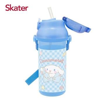 Skater吸管銀離子水壺(480ml)大耳狗Ribbon