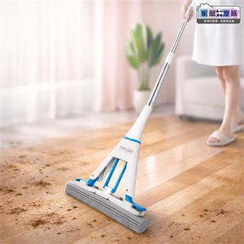 家簡塵除 省力淨極淨膠棉拖把