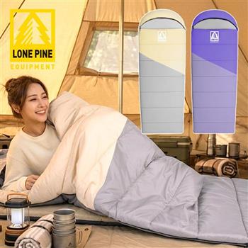 【澳洲LONEPINE】加大款 可機洗帶帽信封睡袋 軍風限定/睡袋/四季/保暖/露營 (兩色任選)