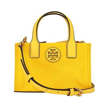 TORY BURCH 尼龍迷你托特包/兩用包-黃