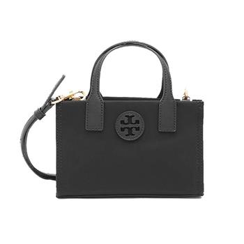 TORY BURCH 尼龍迷你托特包/兩用包-黑