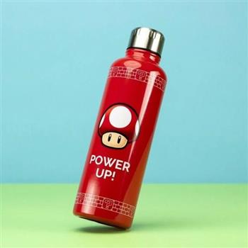【Paladone UK】Nintendo 任天堂 超級瑪利歐 超級蘑菇金屬水壺 - 500ml