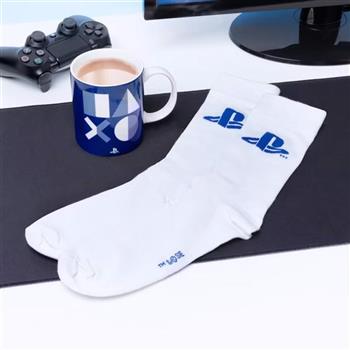 【Paladone UK】Playstation PS經典符號馬克杯＋襪子禮物套組