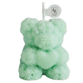 AMARA 心靈熊系列蠟燭-森林熊(鼠尾草與海鹽)