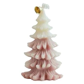 AMARA 香氛聖誕蠟燭-雪雨漸層粉(牛至與水仙)