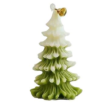 AMARA 香氛聖誕蠟燭-雪雨漸層綠(隨機綠)(森林)