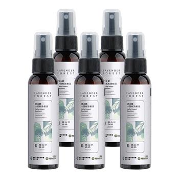 【薰衣草森林 Select】 銀合歡 小黑蚊 防蚊液 60ml x5入 | 母嬰防蚊液 防蚊噴霧
