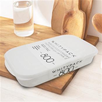 日本製WHITYPACK可微波保鮮盒-800ml-3入