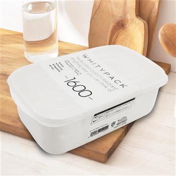 日本製WHITYPACK可微波保鮮盒-1600ml-3入
