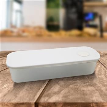 日本製可微波附洩氣閥密封保鮮盒-長方形-500ml-2入