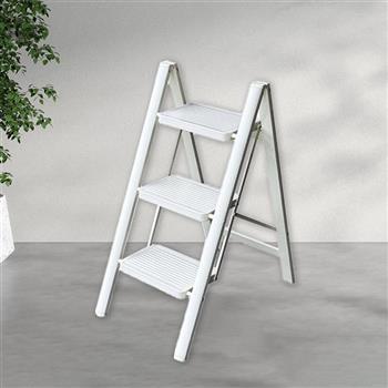 好幫手折疊家事梯-三階-白色-1入