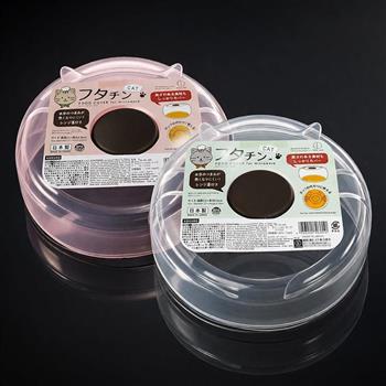 日本製KOKUBO貓咪造型微波蓋-2入