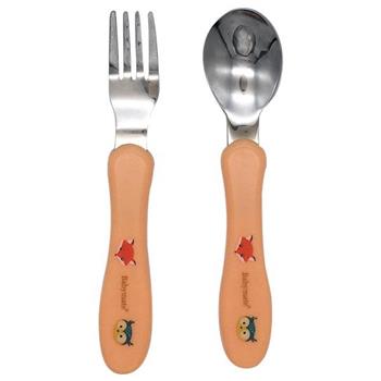 Babymate 兒童用不銹鋼 叉 匙組 (附收納盒)