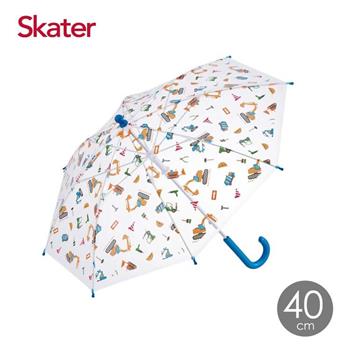 Skater透明學齡前童傘(40cm)工程車