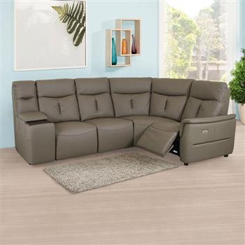 喜家居8.8尺轉角L型單電動沙發(2367)