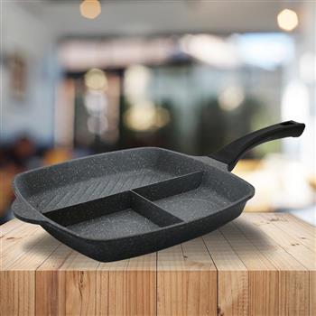 PERFECT極緻鑄造三格平煎鍋-28cm-2支
