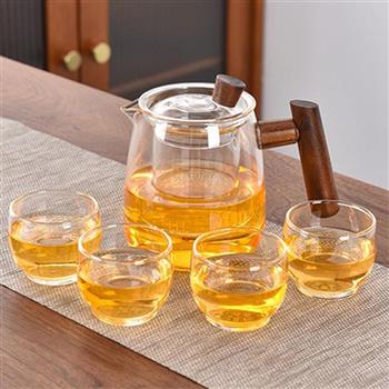 Kiyodo可直火玻璃泡茶-五件套-2組