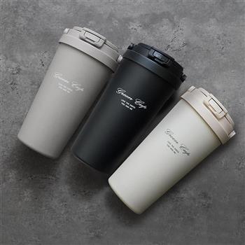 GREEN CUP 芊杯304不鏽鋼陶瓷手提直吸飲兩用保溫杯-700ml-2支