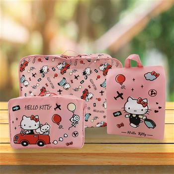 Hello Kitty旅行收納三件組-1組