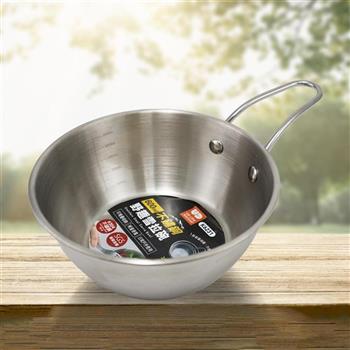 304不鏽鋼野趣雪拉碗-600ml-4入