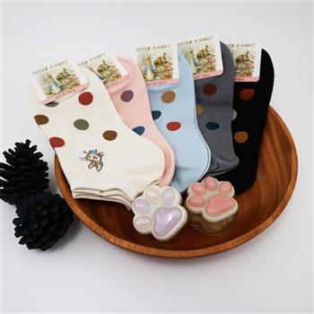 比得兔細針提花船型襪-SK3414/3415/3452-12雙入