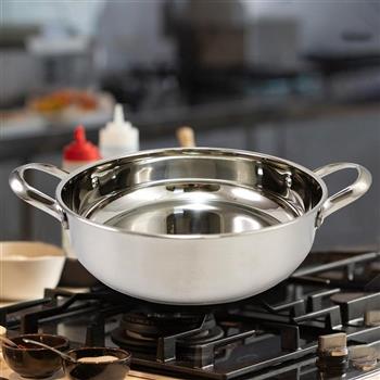 KIYODO 304不鏽鋼壽喜燒鍋-24cm-2入