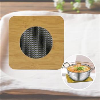 KIYODO方形原木止滑鍋墊-3入