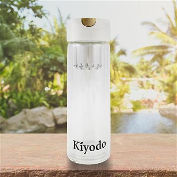 KIYODO磁吸雙層玻璃泡茶杯-320ml-1支