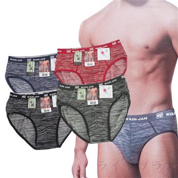 竹炭纖維男用三角內褲-6522-3件組