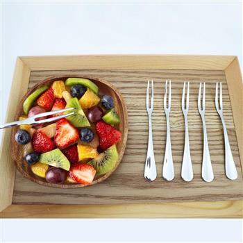 KIYODO 304不鏽鋼點心叉-6入x3組