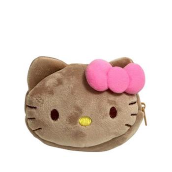 Sanrio 三麗鷗【Hello Kitty】奶茶絨毛零錢包
