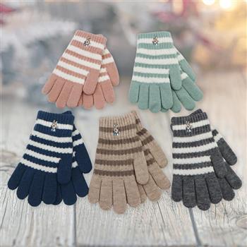 比得兔節色兒童刺繡手套-18cm-GL5635-2雙入