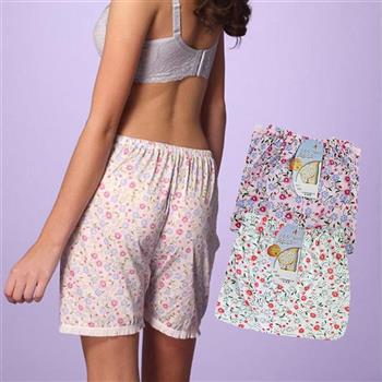 大尺碼小碎花平口褲-8678-6件組