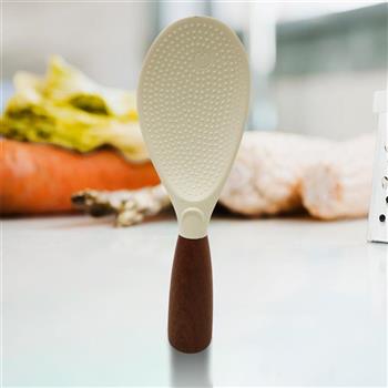 木柄站立式不沾飯匙-2入