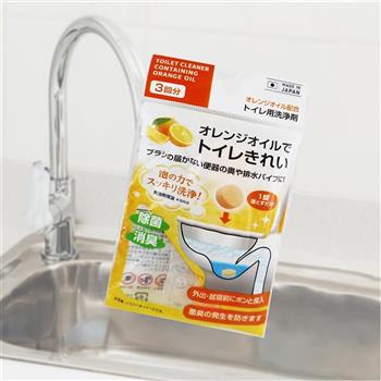 日本製橘子馬桶清潔碇-10g-3入×5組