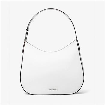 MICHAEL KORS 素色馬鞍包/肩背包-白