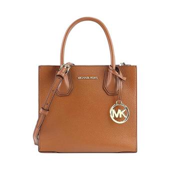 MICHAEL KORS 素色小款兩用托特包-焦糖
