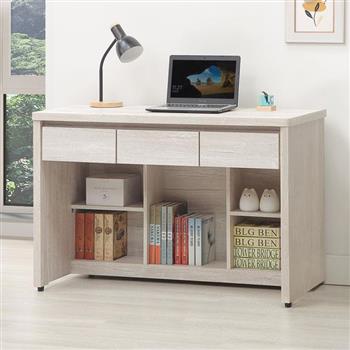 喜家居4尺三抽書桌(2541)