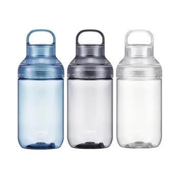 【日本 LIPPY】 700ml 手提式透明水瓶 (3色可選) 水瓶 運動水瓶 水壺 冷水瓶