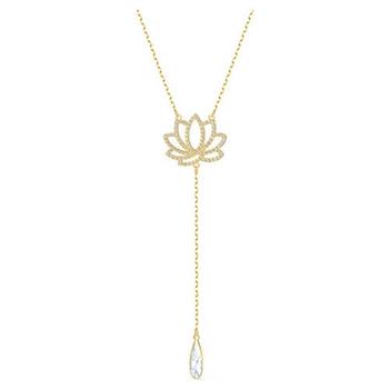 SWAROVSKI 施華洛世奇 蓮花垂吊項鍊