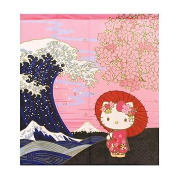【日本 三麗鷗 】 凱蒂貓 櫻花門簾 三麗鷗門簾 Hello Kitty 門簾 海波浪門簾