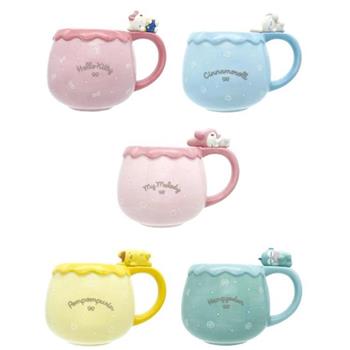 【 日本 sanrio 】 三麗鷗 杯緣子 馬克杯 (5款可選) 咖啡杯 茶杯 Hello Kitty 大耳狗 美樂蒂