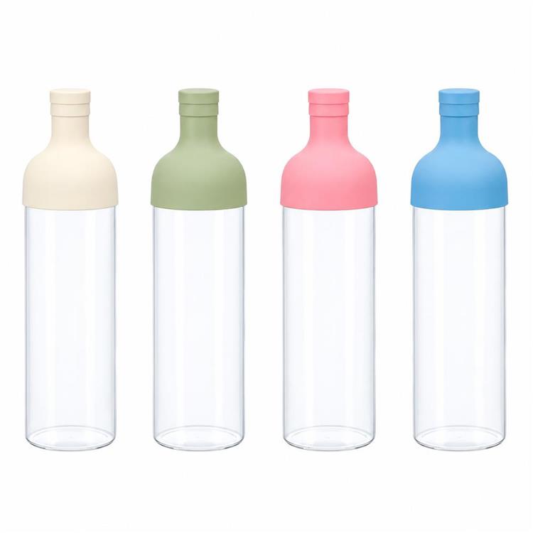 【日本 HARIO】 葡萄酒瓶造型 冷泡茶瓶 750ml (4色可選) 冷泡茶水瓶 水瓶 泡茶瓶 茶瓶