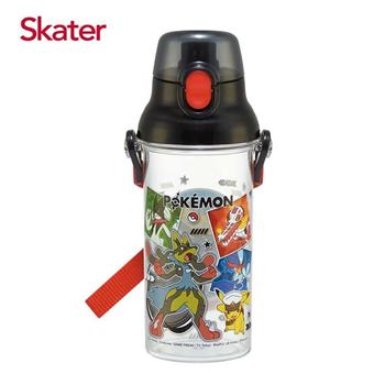 Skater直飲透明水壺 (480ml)超級路卡利歐Pokemon