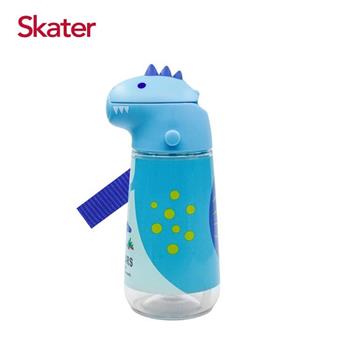 Skater 恐龍吸管水壺(420ml)藍