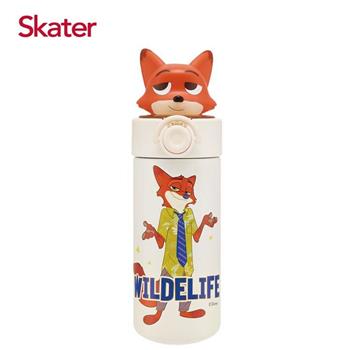 Skater 3D吸管不鏽鋼保溫瓶(420ml) 尼克