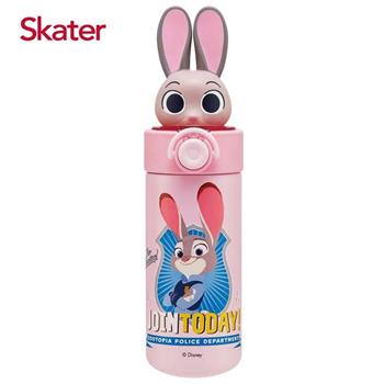 Skater 3D吸管不鏽鋼保溫瓶(420ml) 茱蒂
