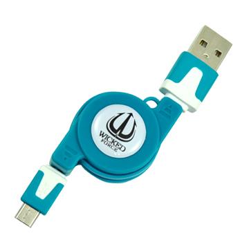 WICKED FORCE 危客micro USB專用伸縮充電/傳輸線