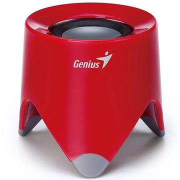 Genius SP－i165 迷你俏皮型可攜式喇叭（紅色）