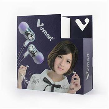 V－smart EP－101－W Crystal 奢華原音重現高音質入耳式耳機【金石堂、博客來熱銷】
